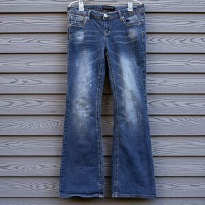 Twentyone Black by Rue21 Jeans Size 9/10R Womens Blue Denim Cotton Stretch